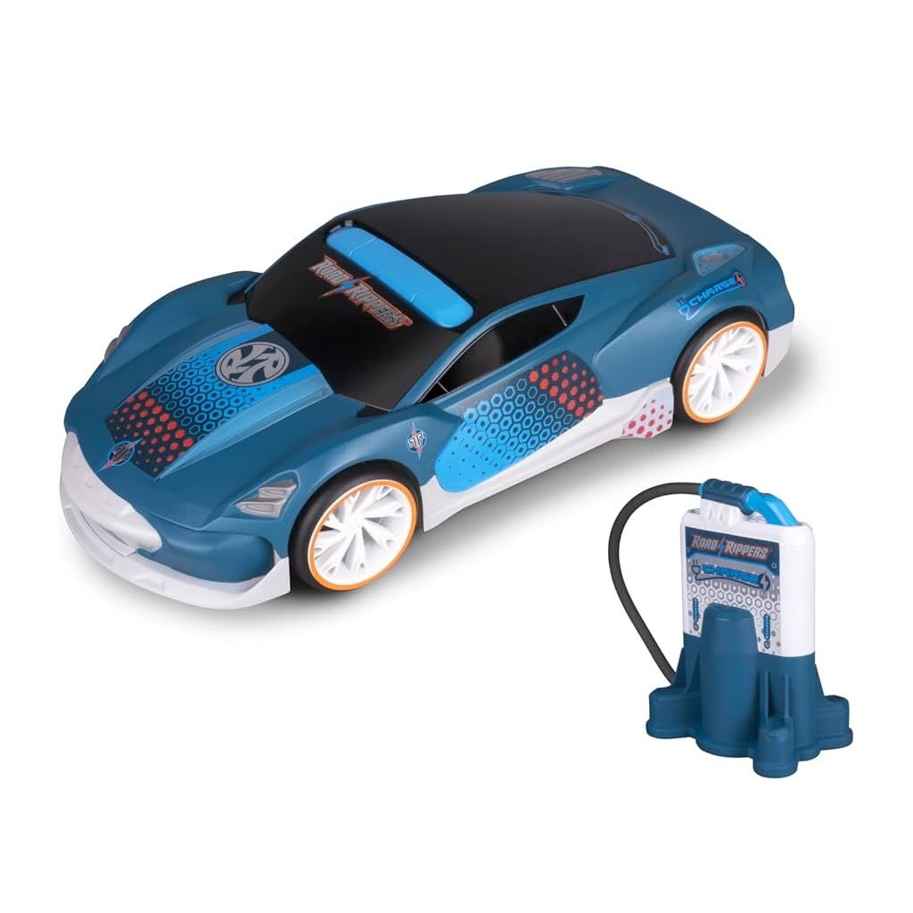 Road Rippers Iracer + Licht En Geluid Blauw/Wit