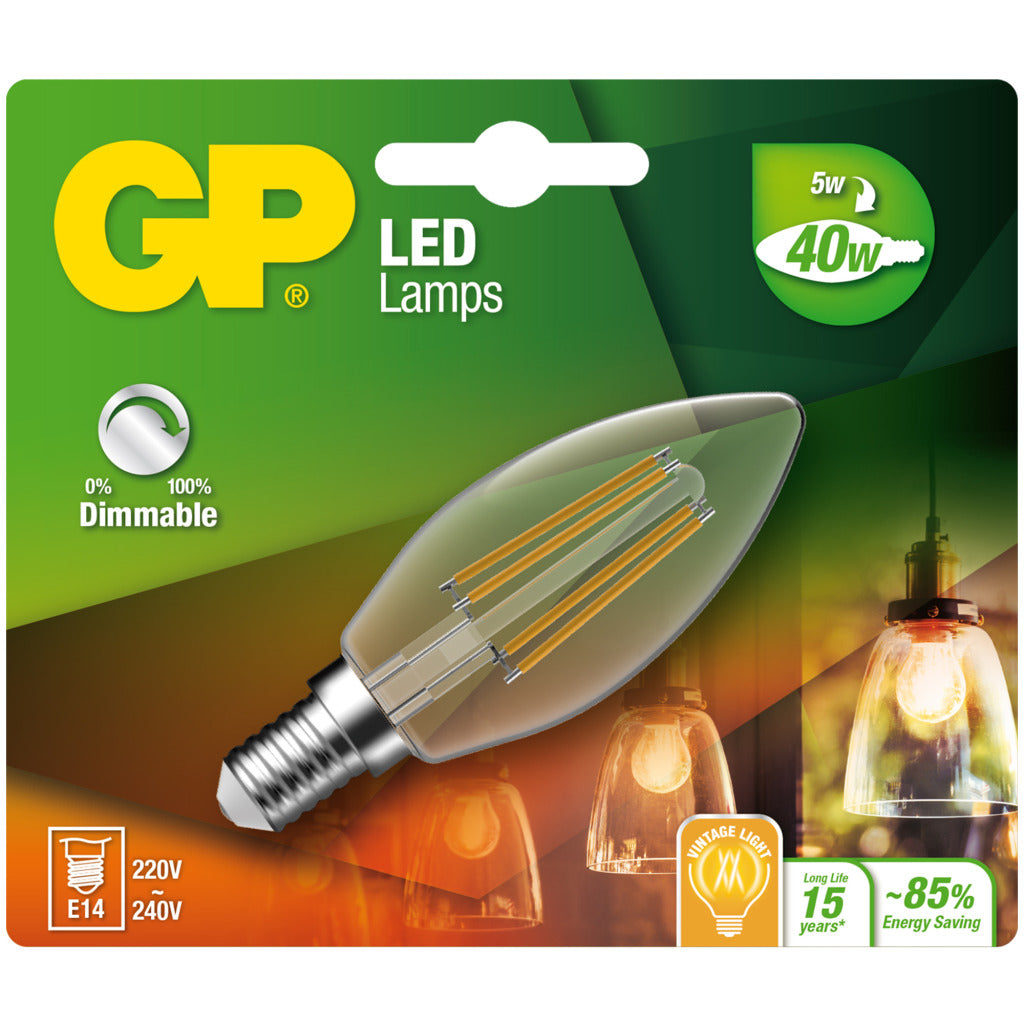 Gp Lighting Gp Led Mini Candle Db. 5W E14