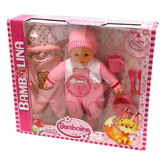 Overige Merken Bambolina Interactieve Pop 40 Cm + Geluid