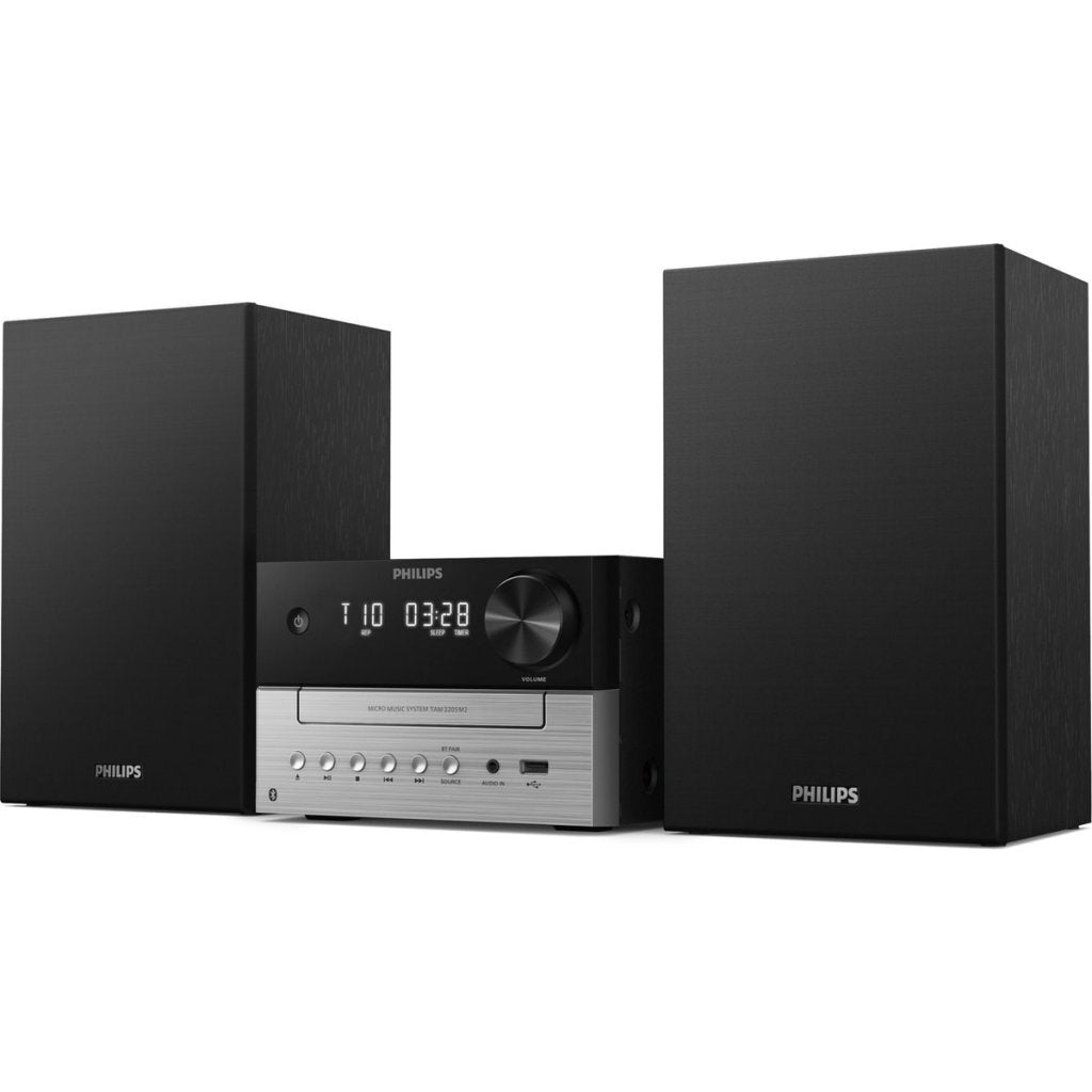 Philips Tam3205M2 Micro Muzieksysteem Zwart/Zilver