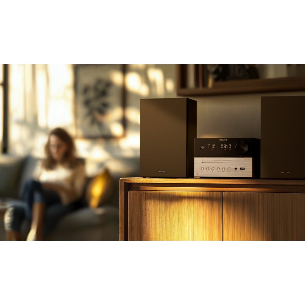 Philips Tam3205M2 Micro Muzieksysteem Zwart/Zilver