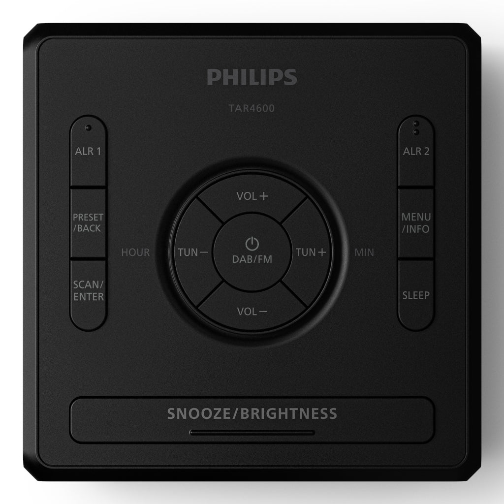 Philips Tar4600/10 Wekkerradio Zwart