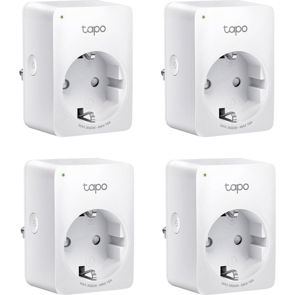 Tp-Link Tapo P110 Slimme Stekker 4 Stuks Wit