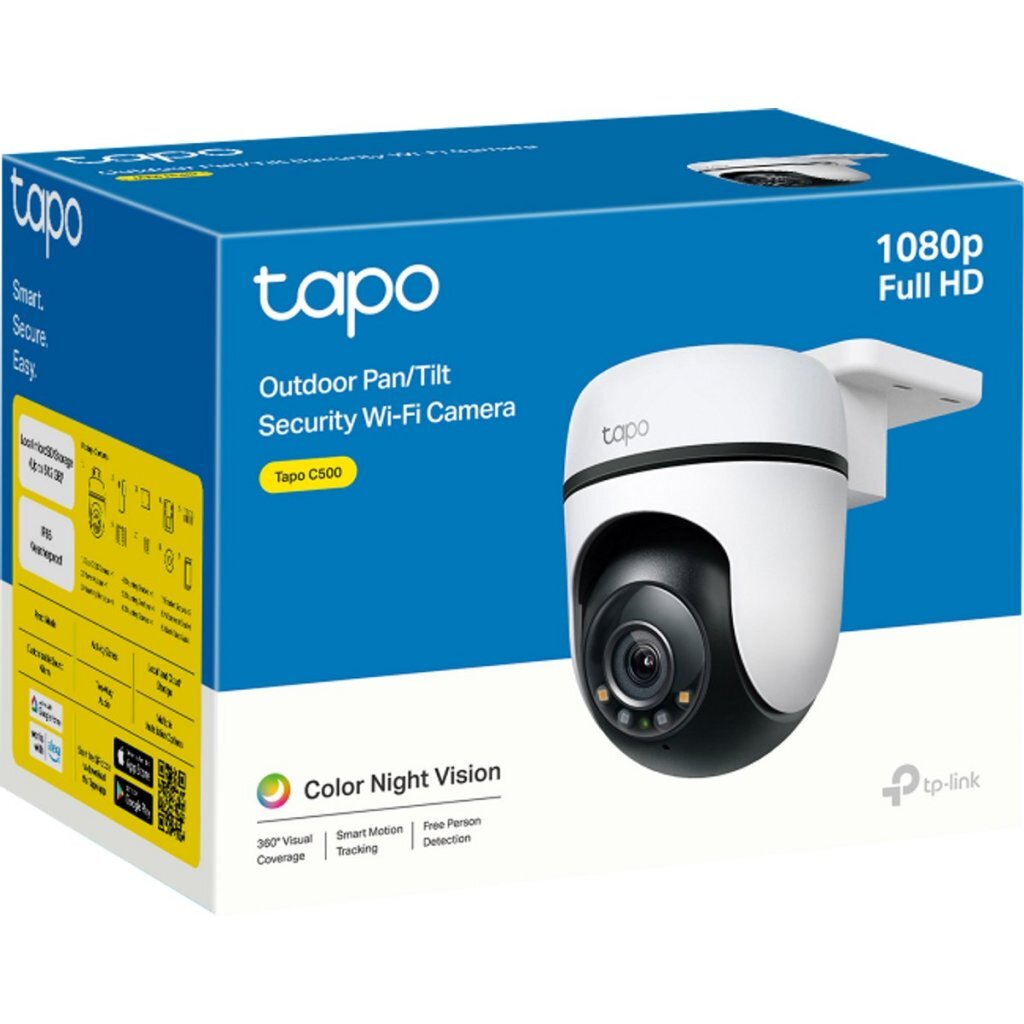 Tp-Link Tapo C500 Beveiligingscamera Outdoor Full Hd Wit/Zwart