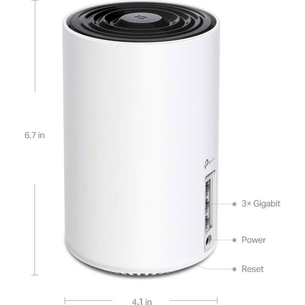 Tp-Link Deco Xe75 Mesh Wifi 6E Wit/Zwart