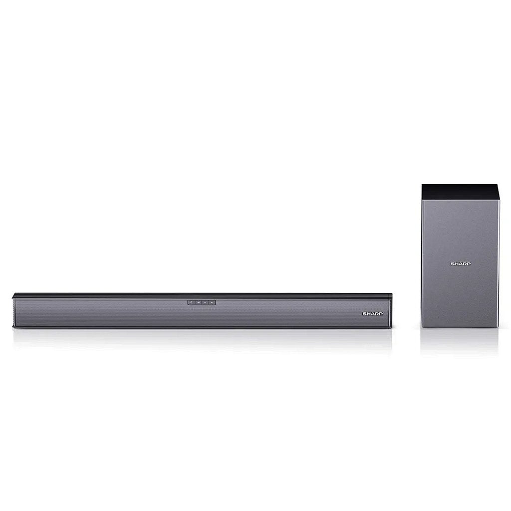 Sharp HT-SBW182 2.1 Slim Soundbar 74 cm + Draadloze Subwoofer Zwart Voorradig 1 - 2 werkdagen