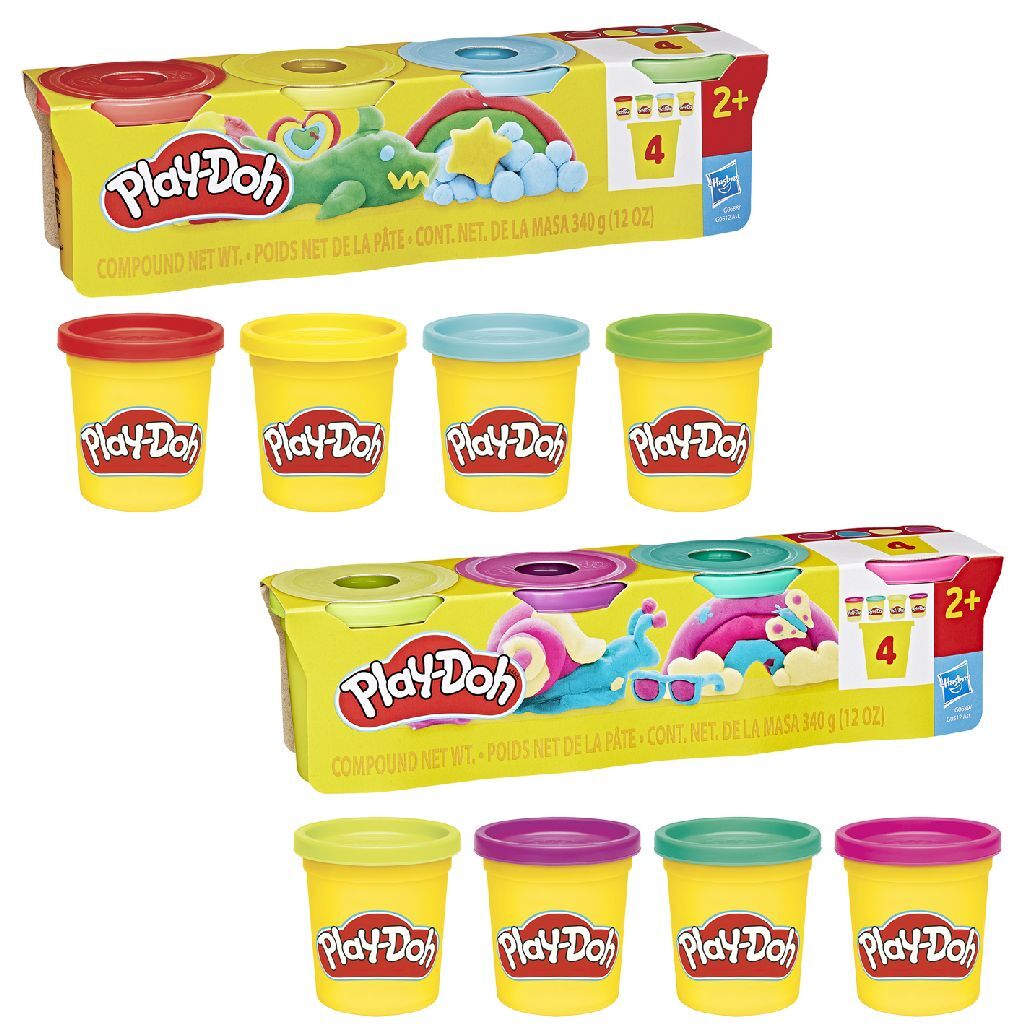 Play-Doh Classic 4 Pack Assorti