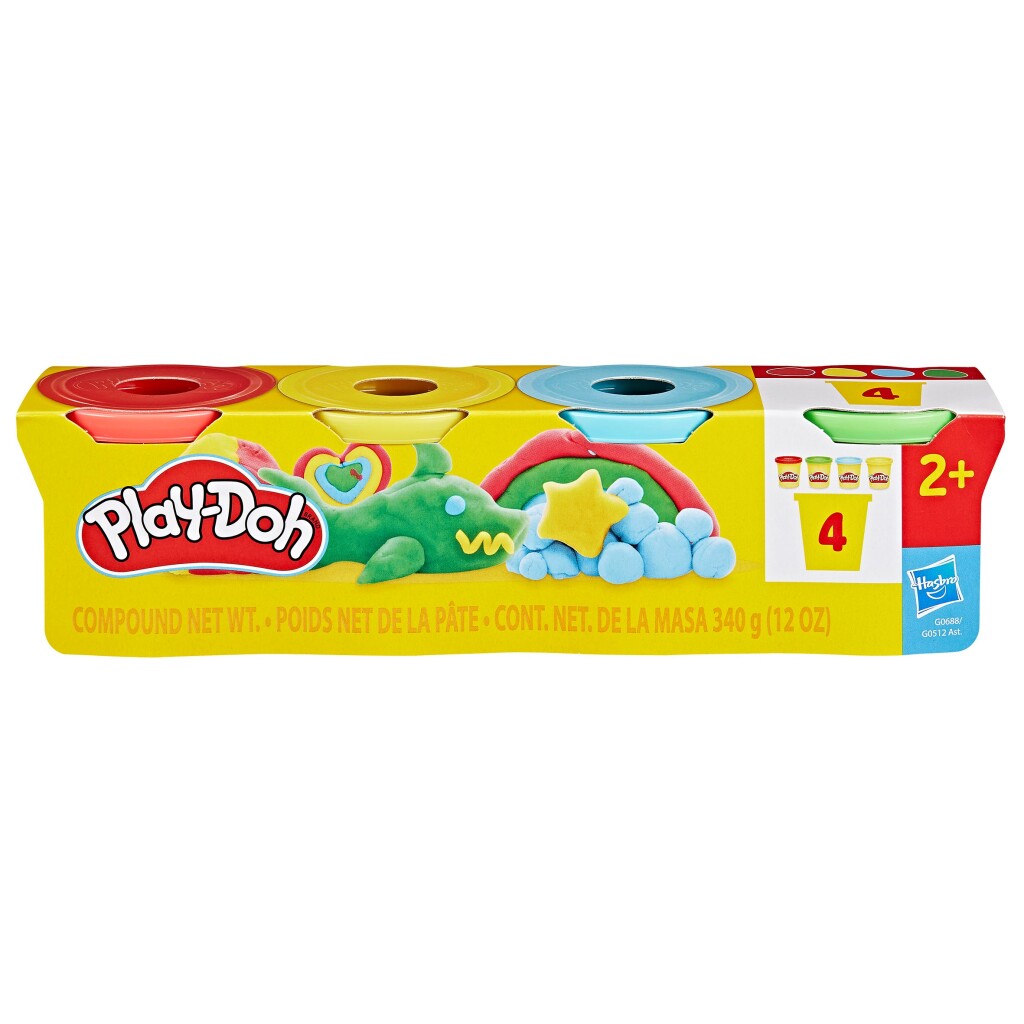 Play-Doh Classic 4 Pack Assorti
