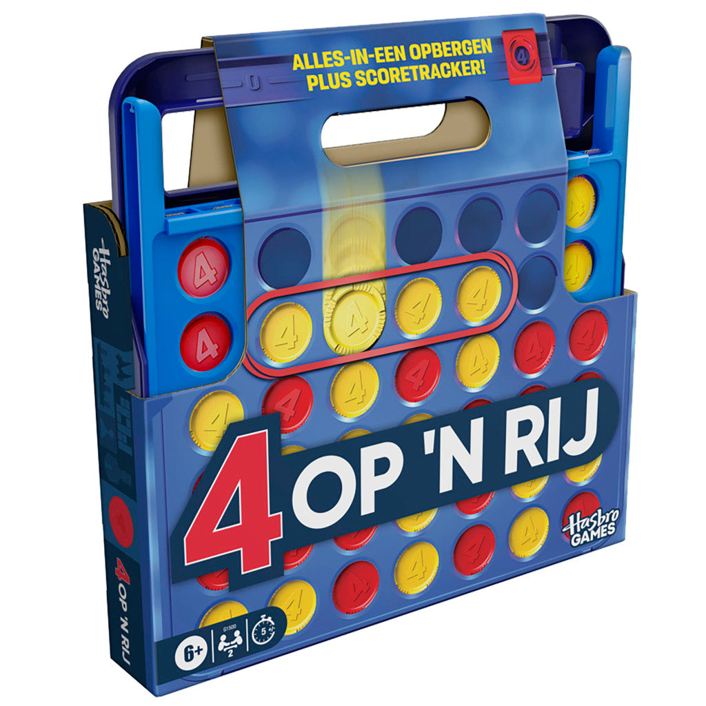 Hasbro Gaming 4 Op 'N Rij