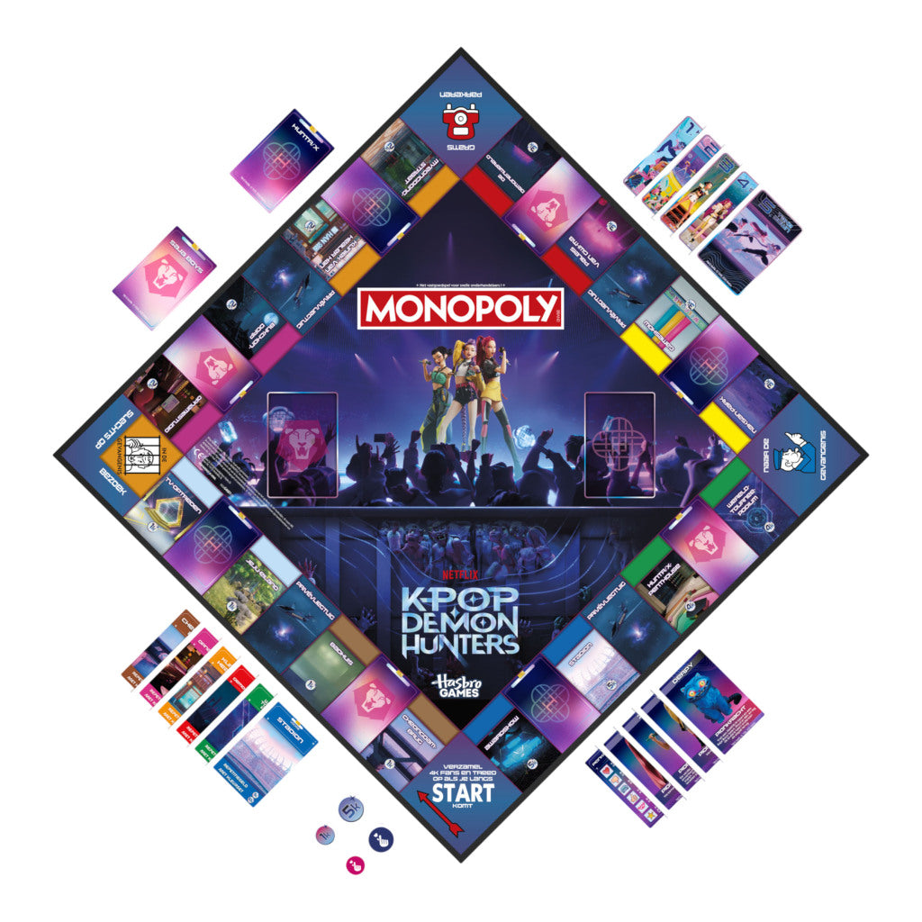 Hasbro Gaming Monopoly K-Pop Demon Hunters