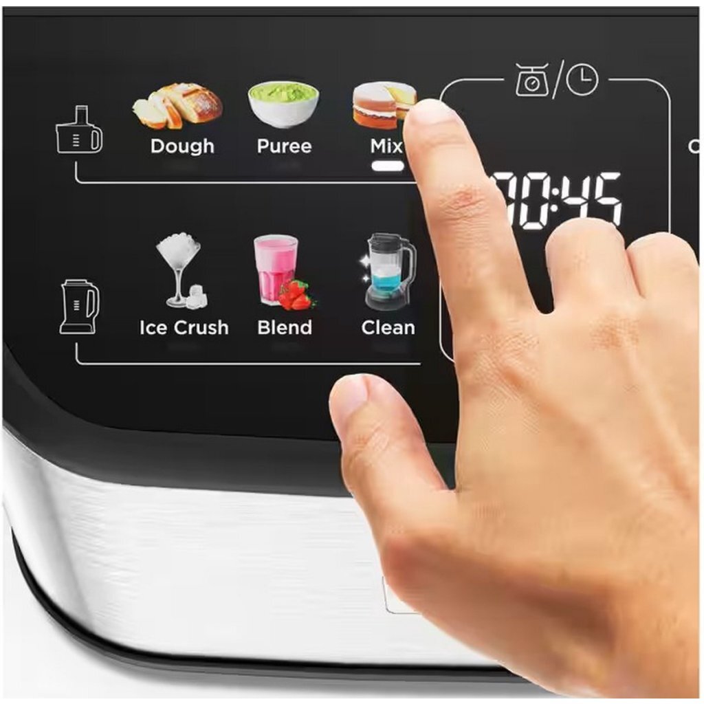 Kenwood Fdm73.850Ss Multipro Onetouch Foodprocessor Zilver/Zwart