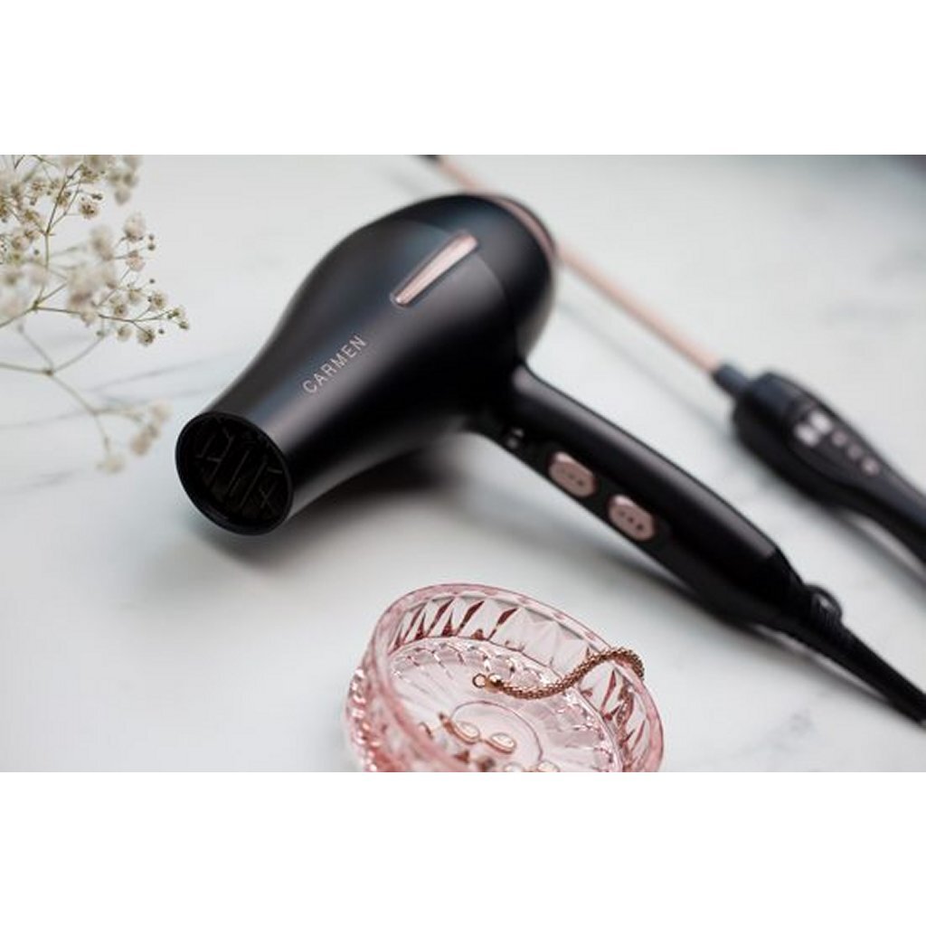 Carmen Ac5210 Pro Ac-Föhn Zwart/Roze