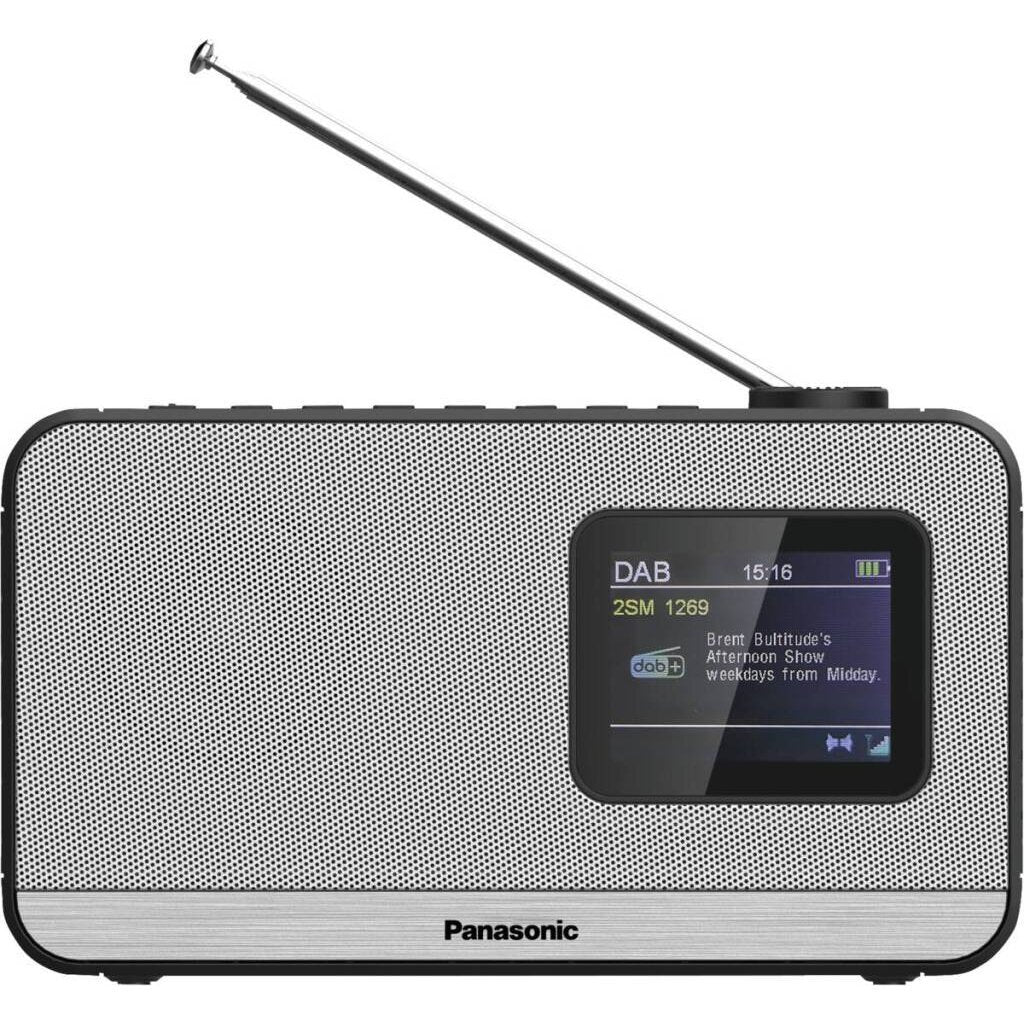 Panasonic Rf-D15Eg-K Radio Zilver/Zwart