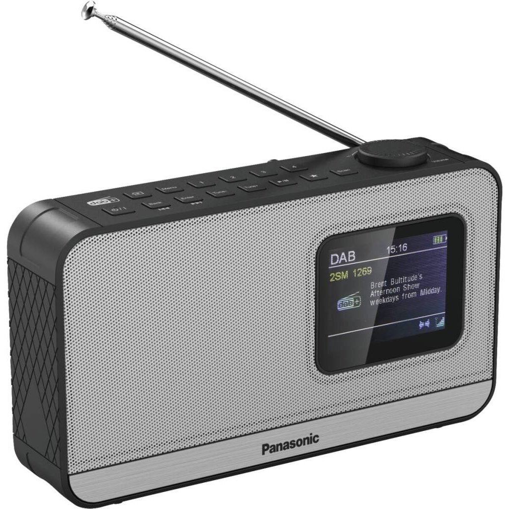 Panasonic Rf-D15Eg-K Radio Zilver/Zwart