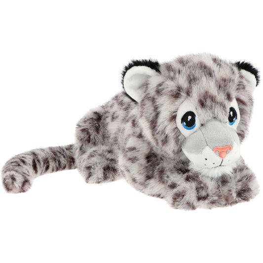 Keeleco Knuffel Sneeuwluipaard Liggend 45 Cm
