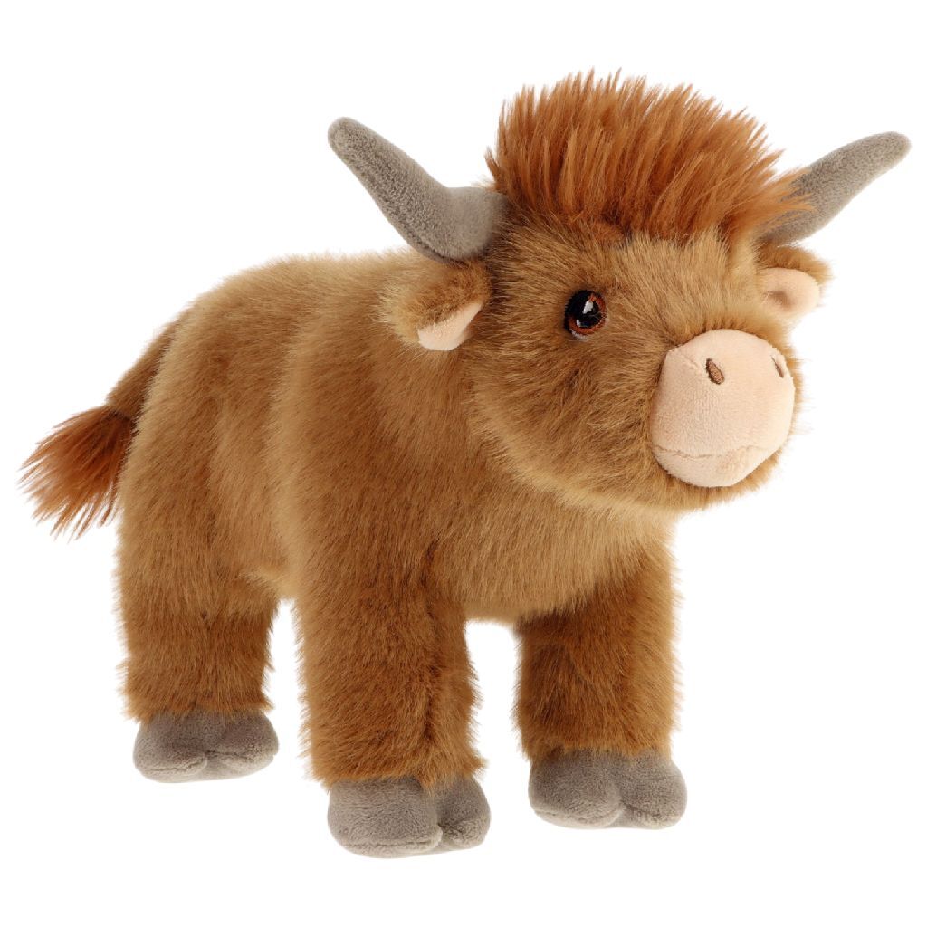 Keeleco Knuffel Schotse Hooglander Koe Staand 30 Cm