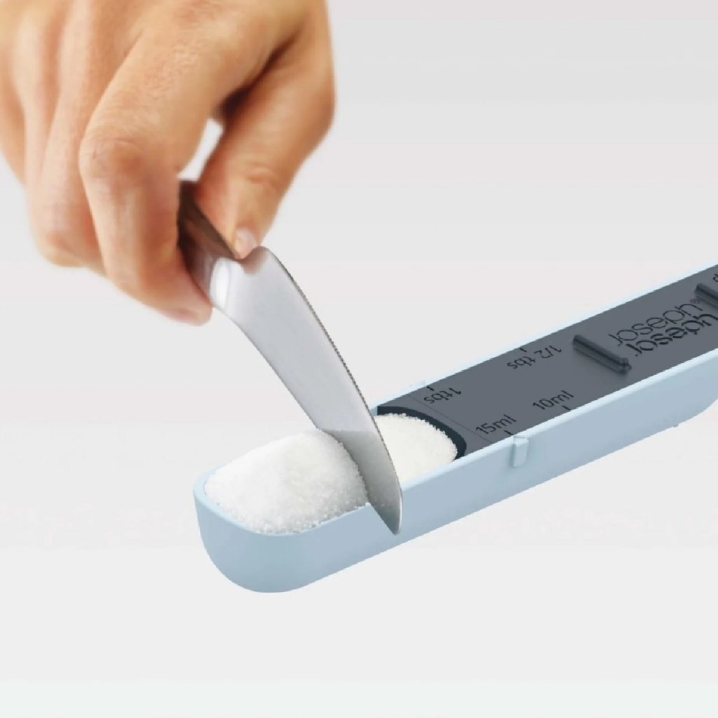 Joseph Joseph Measure-Up Verstelbare Maatlepel Blauw/Zwart