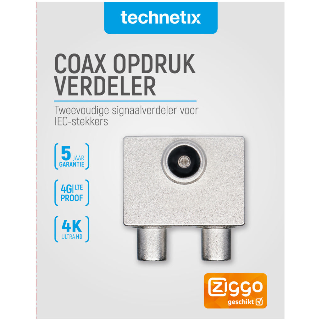 Technetix 2-Weg Tv Splitter Ptsx02