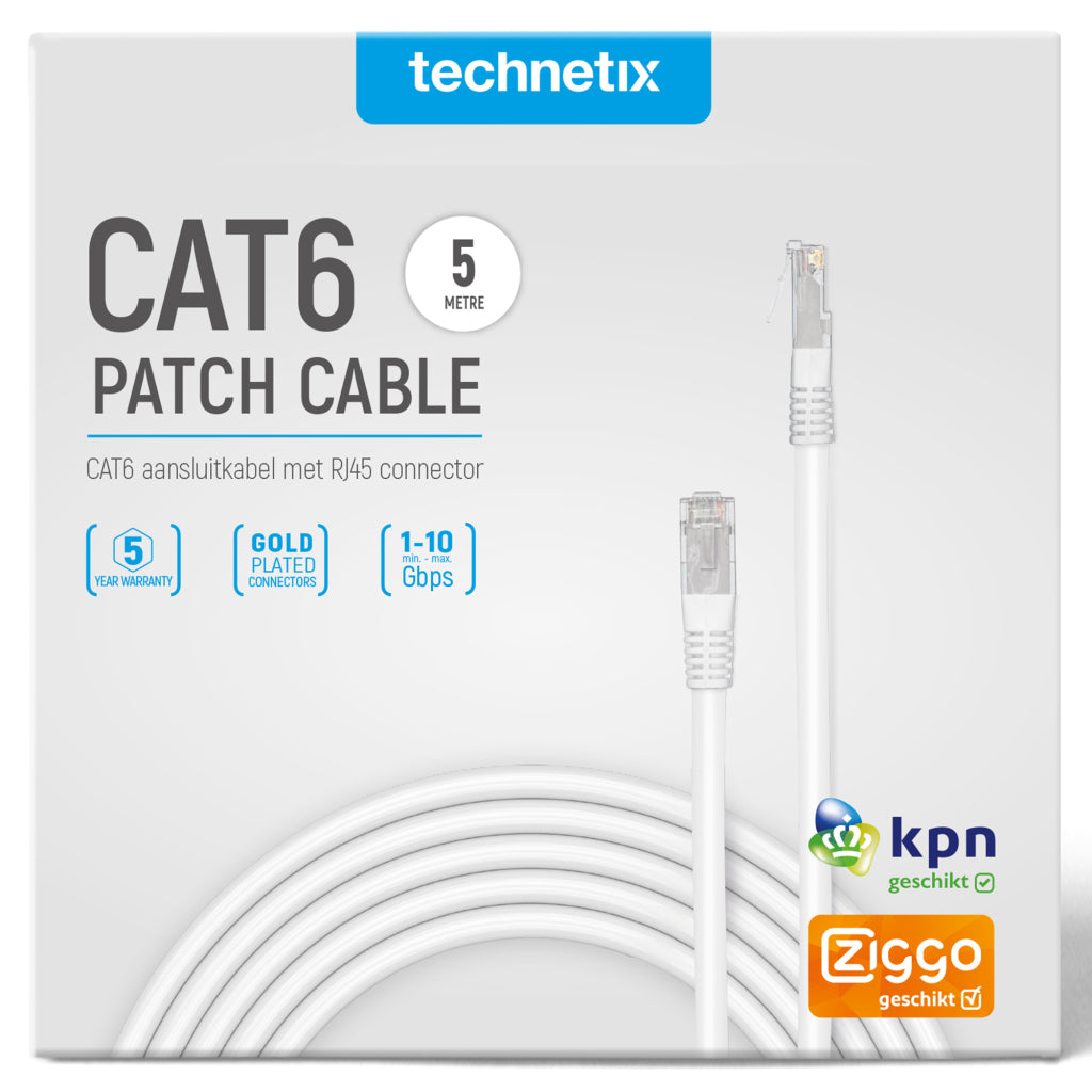 Technetix Patchkabel Cat6 5M
