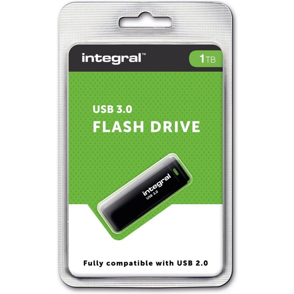 Integral Flash Drive Usb 3.0 1Tb Zwart