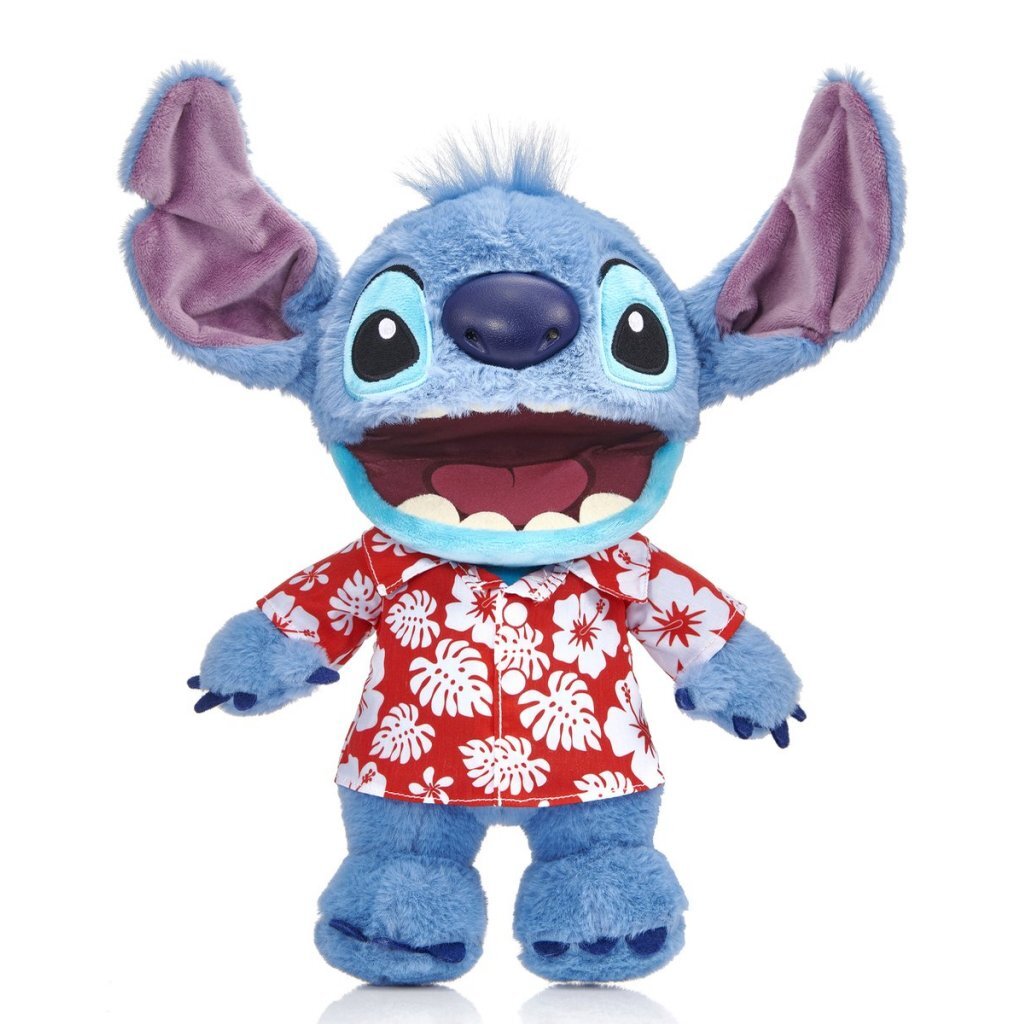 Disney Stitch Hawaiian Chatty Stitch Knuffel 30 Cm + Geluid