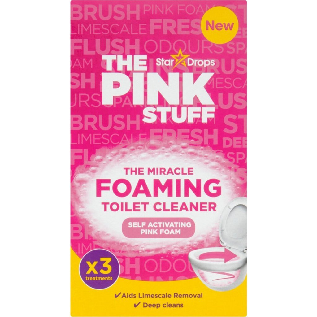 Overige Merken The Pink Stuff Foam Toilet Cleaner 3X100 Gr
