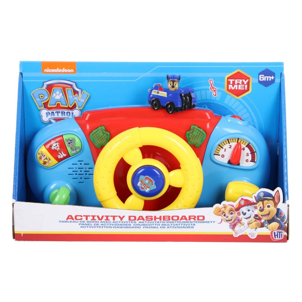 Paw Patrol Activiteiten Stuurwiel + Licht En Geluid