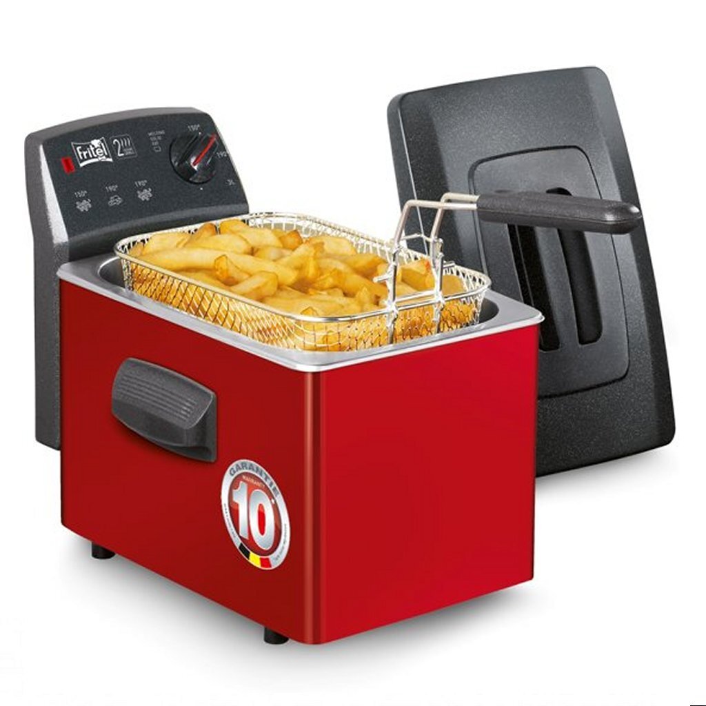 Fritel St4153Red Friteuse 3L 2200W Rood/Zwart