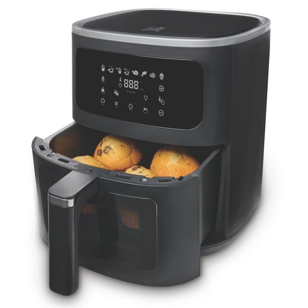 Fritel Airfryer Snacktastic 7520 Heteluchtfriteuse 6L 1500W Zwart