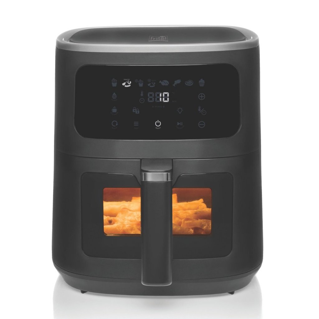 Fritel Airfryer Snacktastic 7520 Heteluchtfriteuse 6L 1500W Zwart