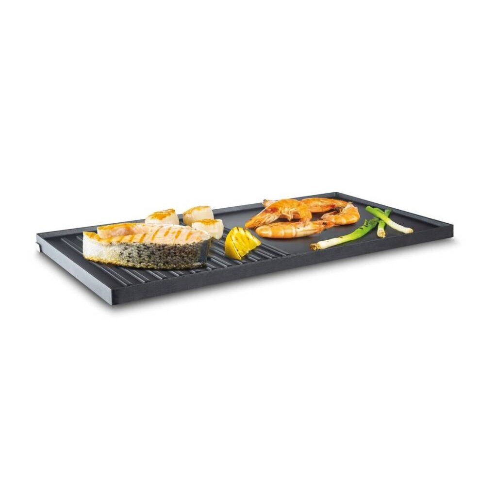 Fritel Rg 4180/Sg 4195 Omkeerbare Bakplaat Zwart/Aluminium