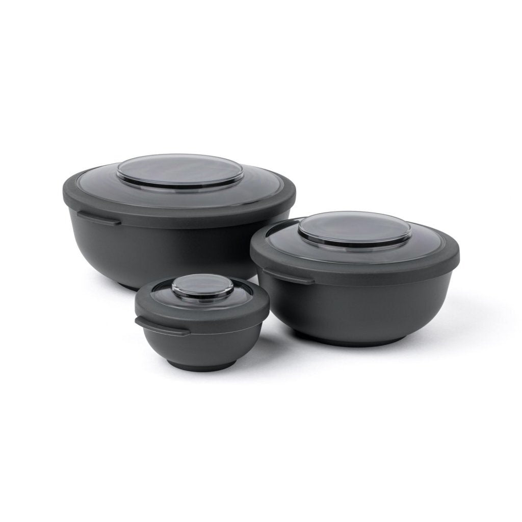Amuse Tylla Foodbowl 200 + 1000 + 2000 Ml Zwart