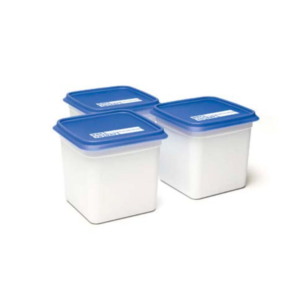 Day To Day Alaska Diepvriesbakken 3X1200 Ml Blauw/Wit