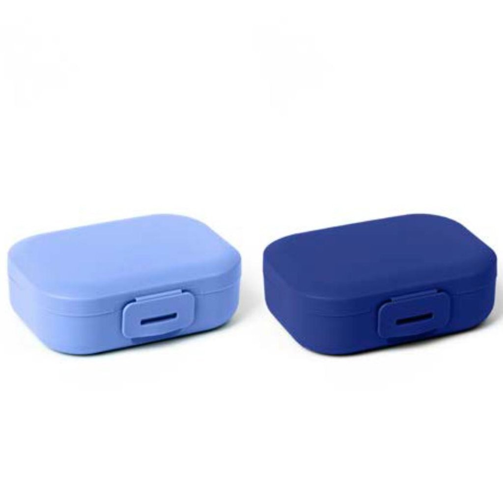 Day To Day Snackboxen 2X250Ml Blauw/Lichtblauw