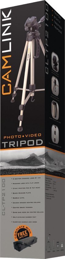 Camlink Cl-Tp2100 Camera/Video Statief Pan & Tilt 145 Cm Brons