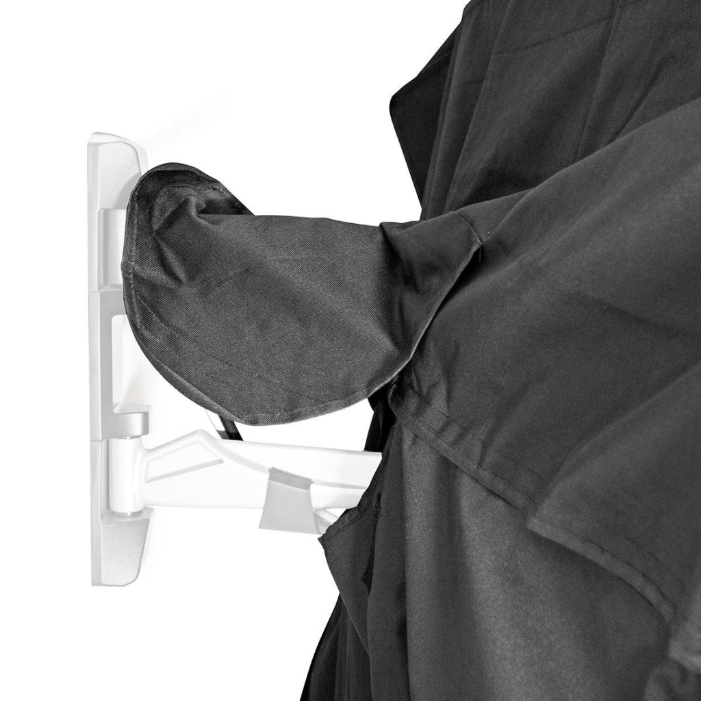 Nedis Tvoc4042Bk Tv-Beschermhoes Voor Buiten 40&Quot; - 42&Quot; Uitstekende Kwaliteit Oxford-Doek Apart Vak Voor Afstandsbediening Zwart