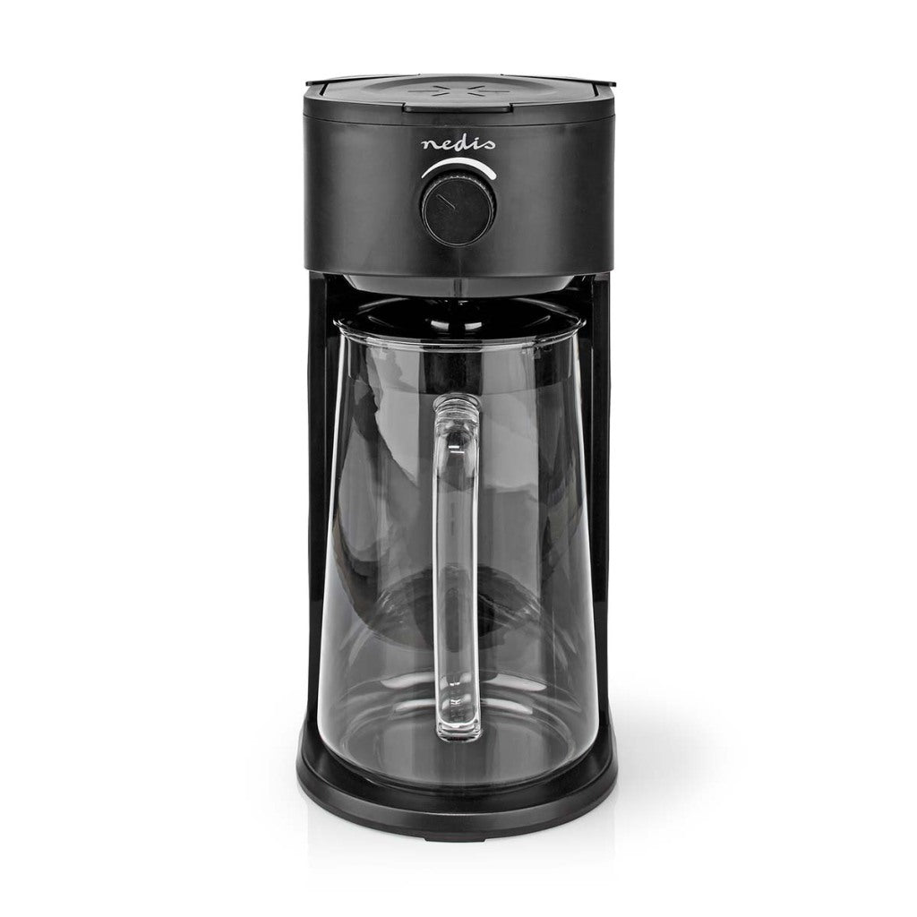 Nedis Kaicm200Fbk Ijskoffie &Amp; Ijsthee Maker Filter Koffie 2.5 L 6 Kopjes Zwart