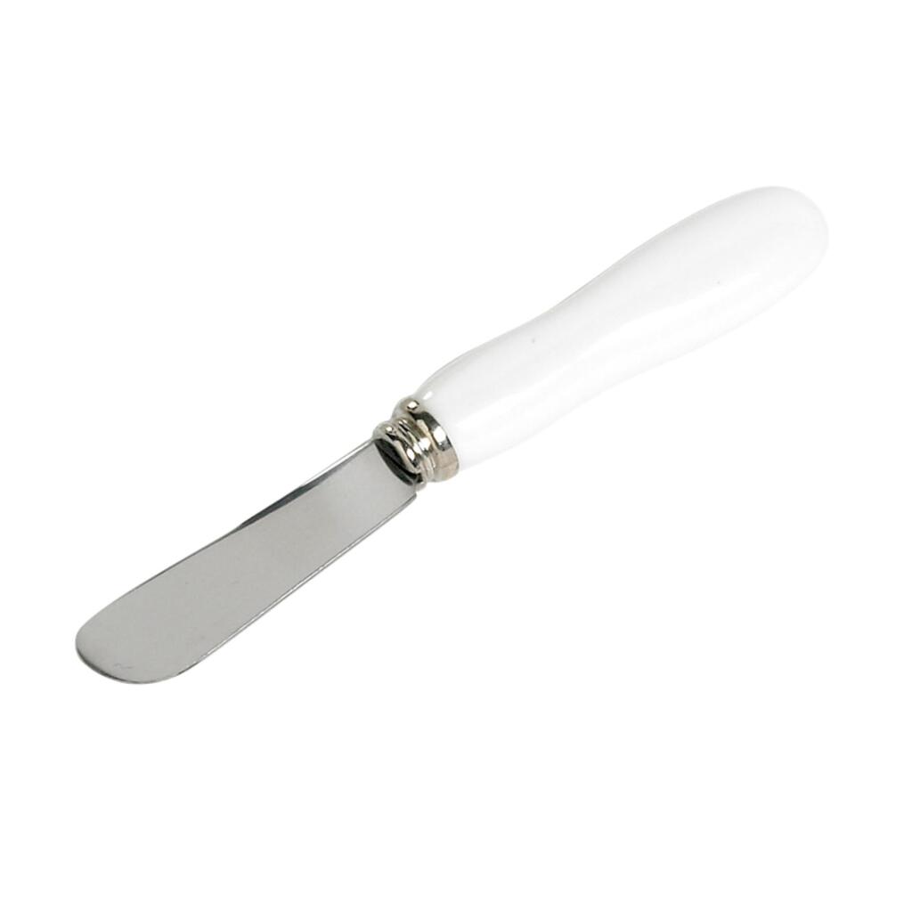 Cosyandtrendy Botermesjes 13.5 Cm 6 Stuks Rvs/Wit