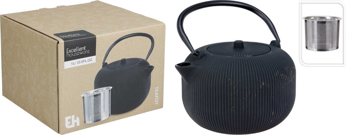 Excellent Houseware Theepot 1L - Gietijzer
