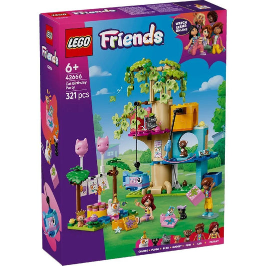 Lego Friends 42666 Kattenverjaardagsfeestje En Boomhut