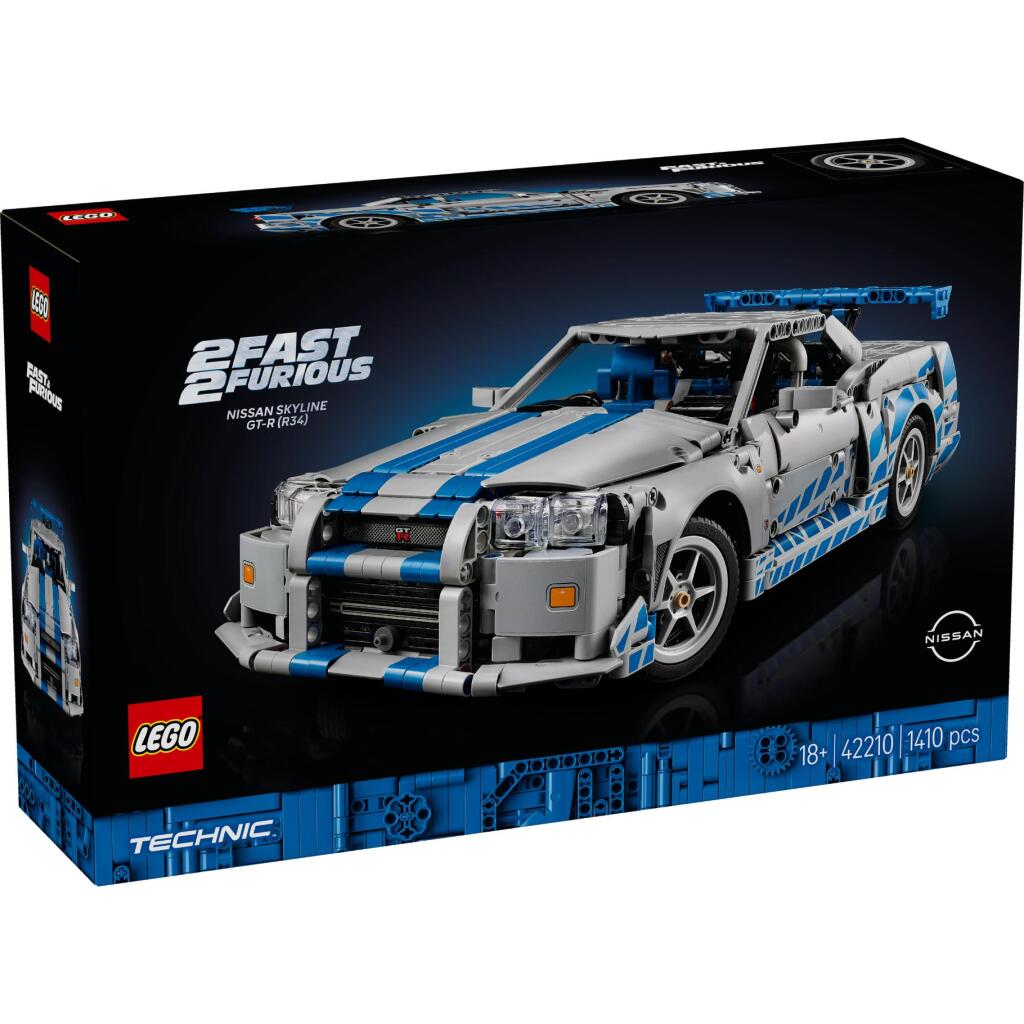 Lego Technic 42210 2 Fast 2 Furious Nissan Skyline Gtr (R34) Auto