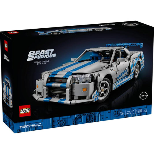 Lego Technic 42210 2 Fast 2 Furious Nissan Skyline Gtr (R34) Auto