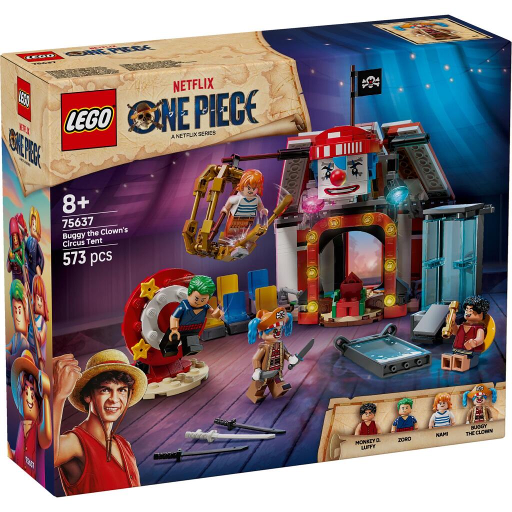 Lego One Piece 75637 Circustent Van Buggy De Clown
