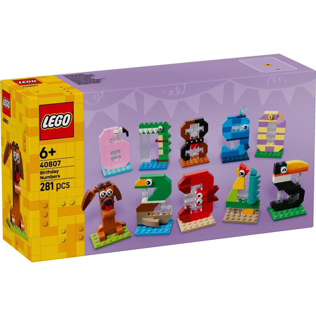 Lego Seasons And Occasions 40807 Verjaardagscijfers