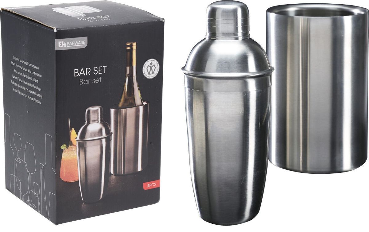 Excellent Houseware Barset - Wijnkoeler En Shaker