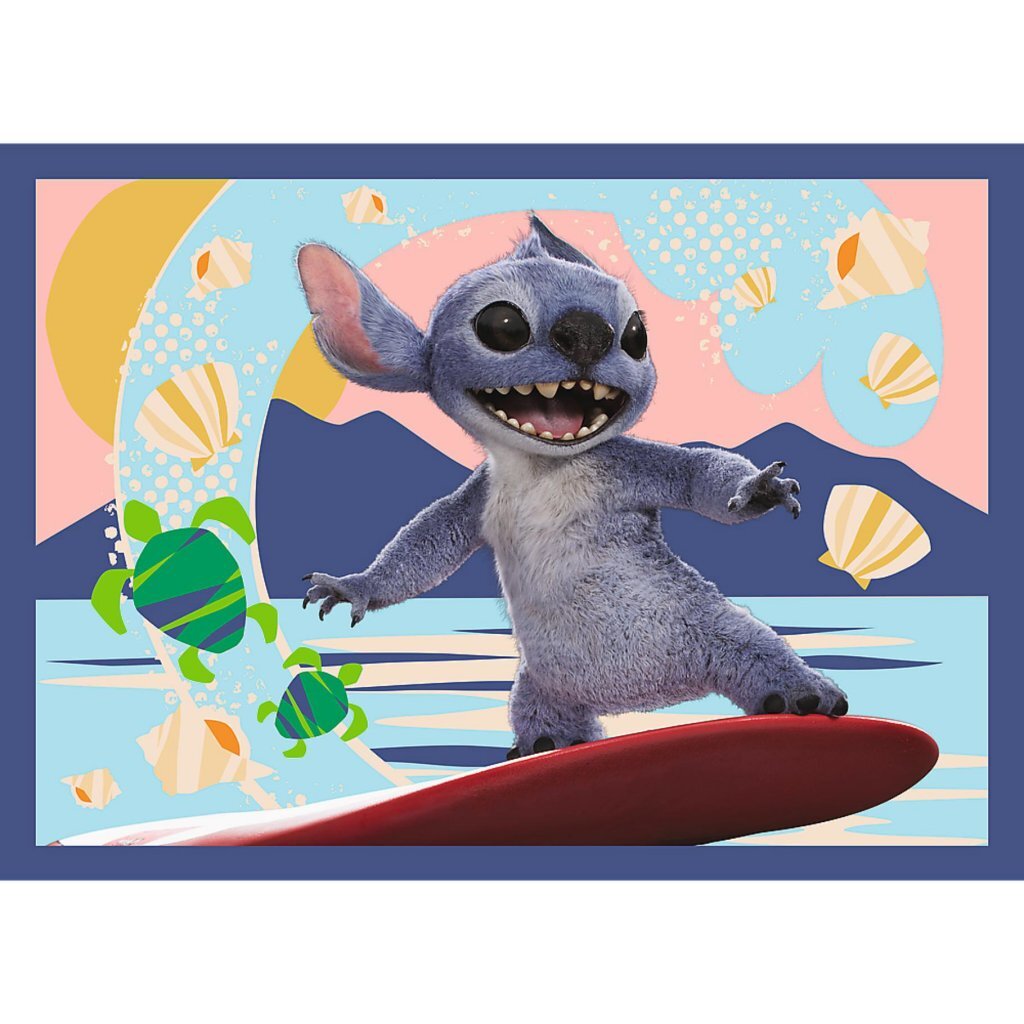 Trefl Disney Stitch 4In1 Puzzel 35-70 Stukjes