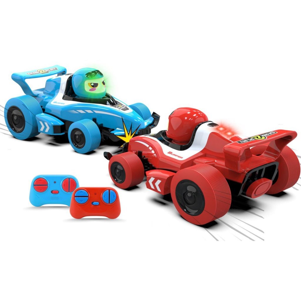 Gear2Play Rc Formule 1 Neon Bumper Cars + Licht En Geluid