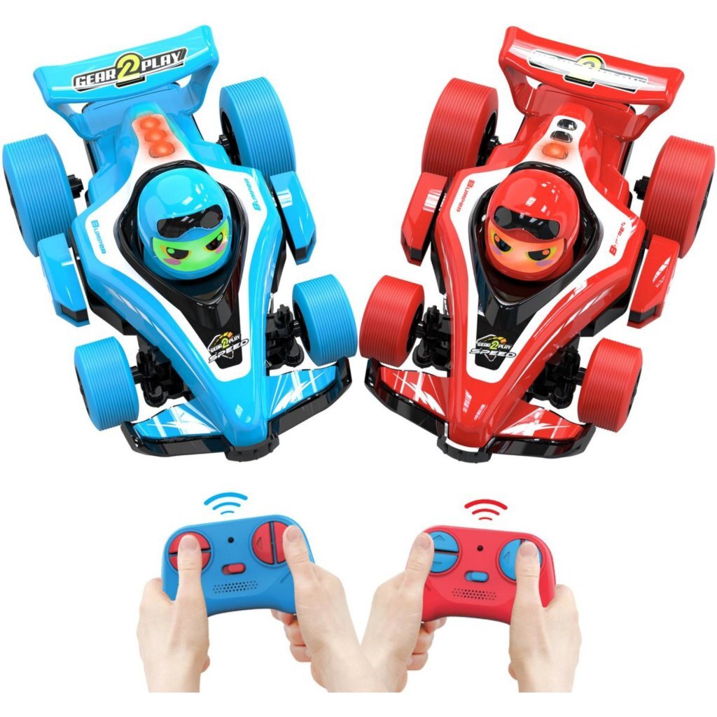 Gear2Play Rc Formule 1 Neon Bumper Cars + Licht En Geluid