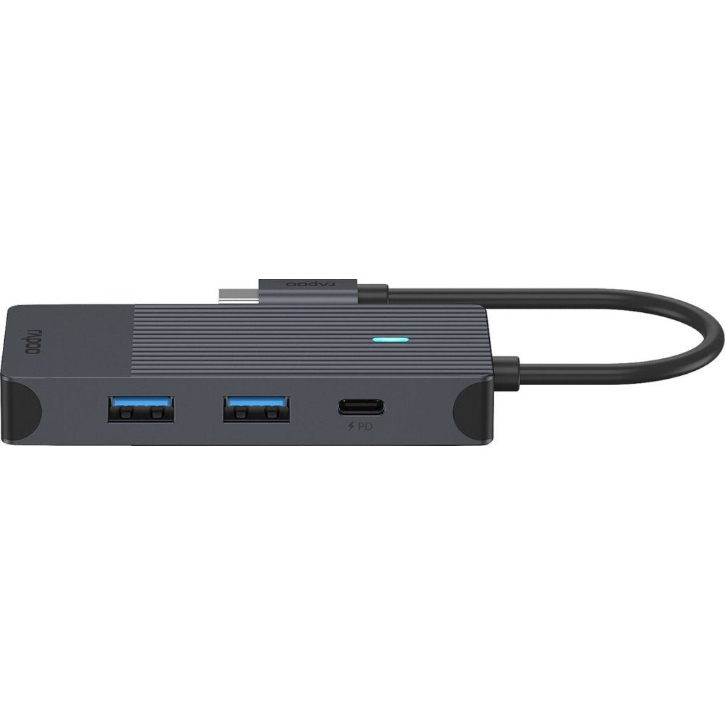 Rapoo Usb-C 4In1 Multiport Adapter Zwart