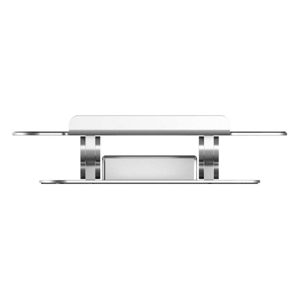 Rapoo Ucs-5001 Laptop Standaard + 5In1 Usb-C Multiport Hub Aluminium/Zilver